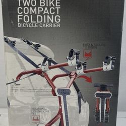 Allen Sports AL02 Ultra Compact Bike Trunk Mount Rack - Aluminum Folding 2 Bike