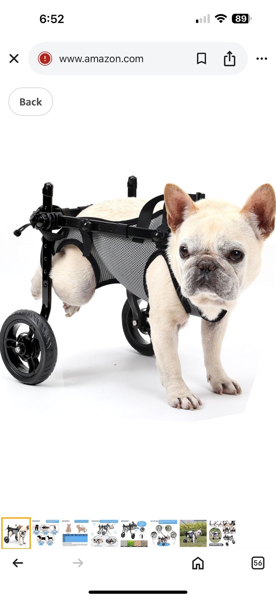 Large Dog Wheelchair (back legs)