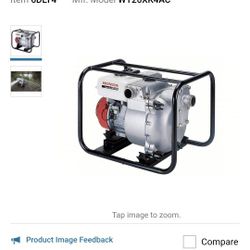Honda Trash Pump