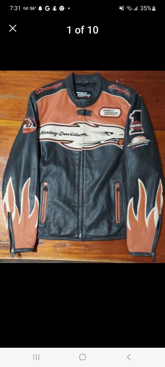 Hardley Davidson  Leather Jacket, MAKE AN OFFER!