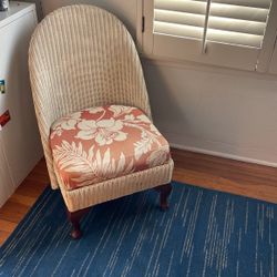 vintage small wicker chair