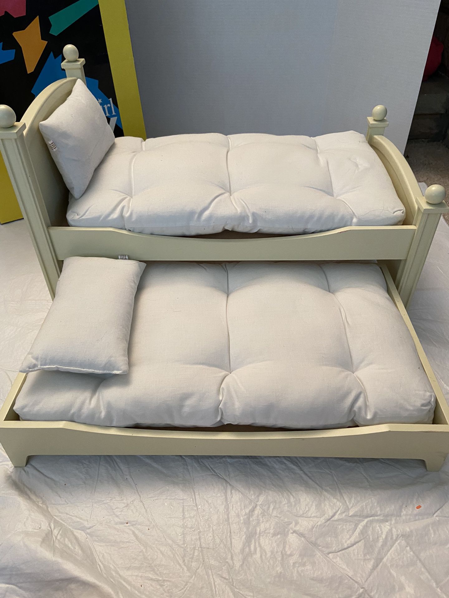 Trundle bed for American girl dolls
