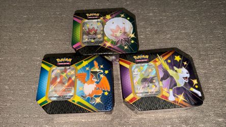 Pokémon TCG Shining Fates Tin Set of 3