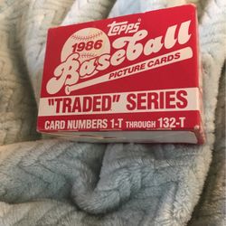 Tops Baseball Traded Series  1986 