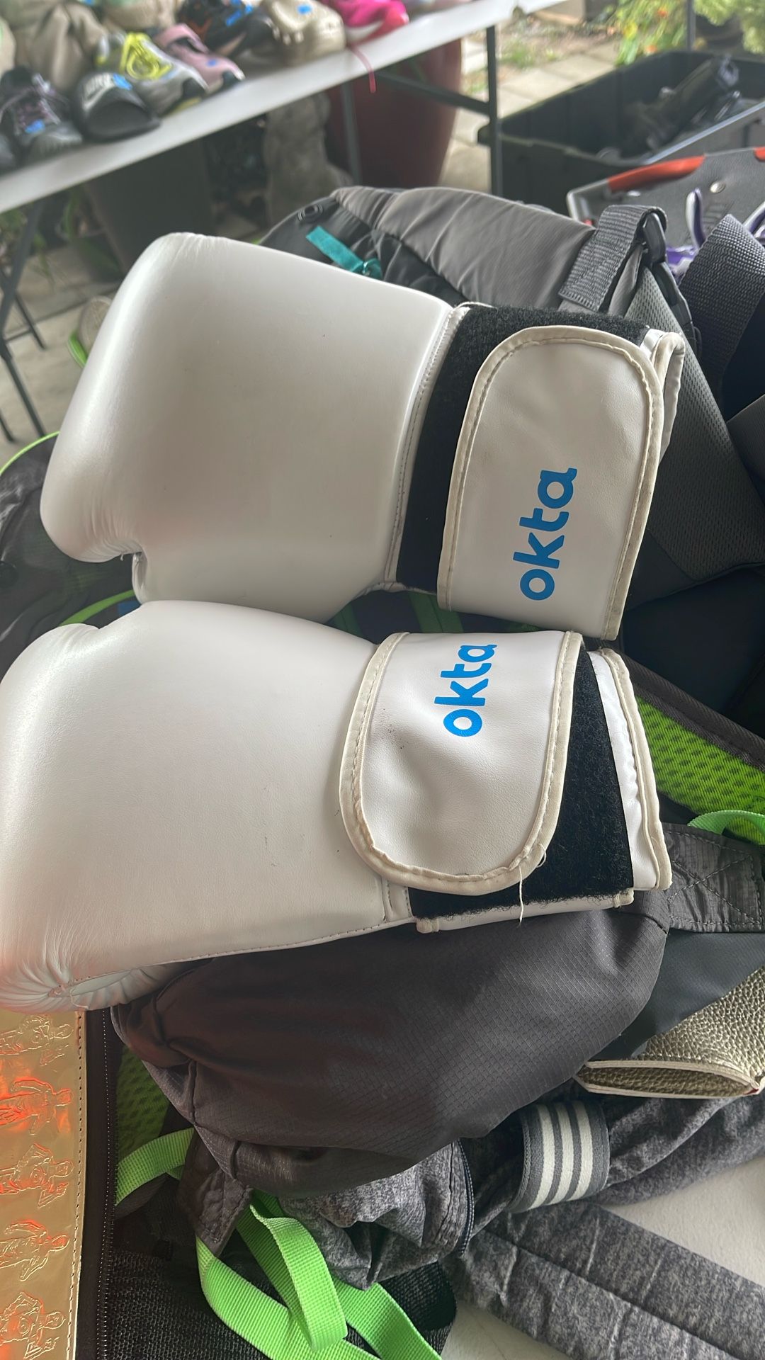 White Boxing Gloves- 14oz ($50 OBO)