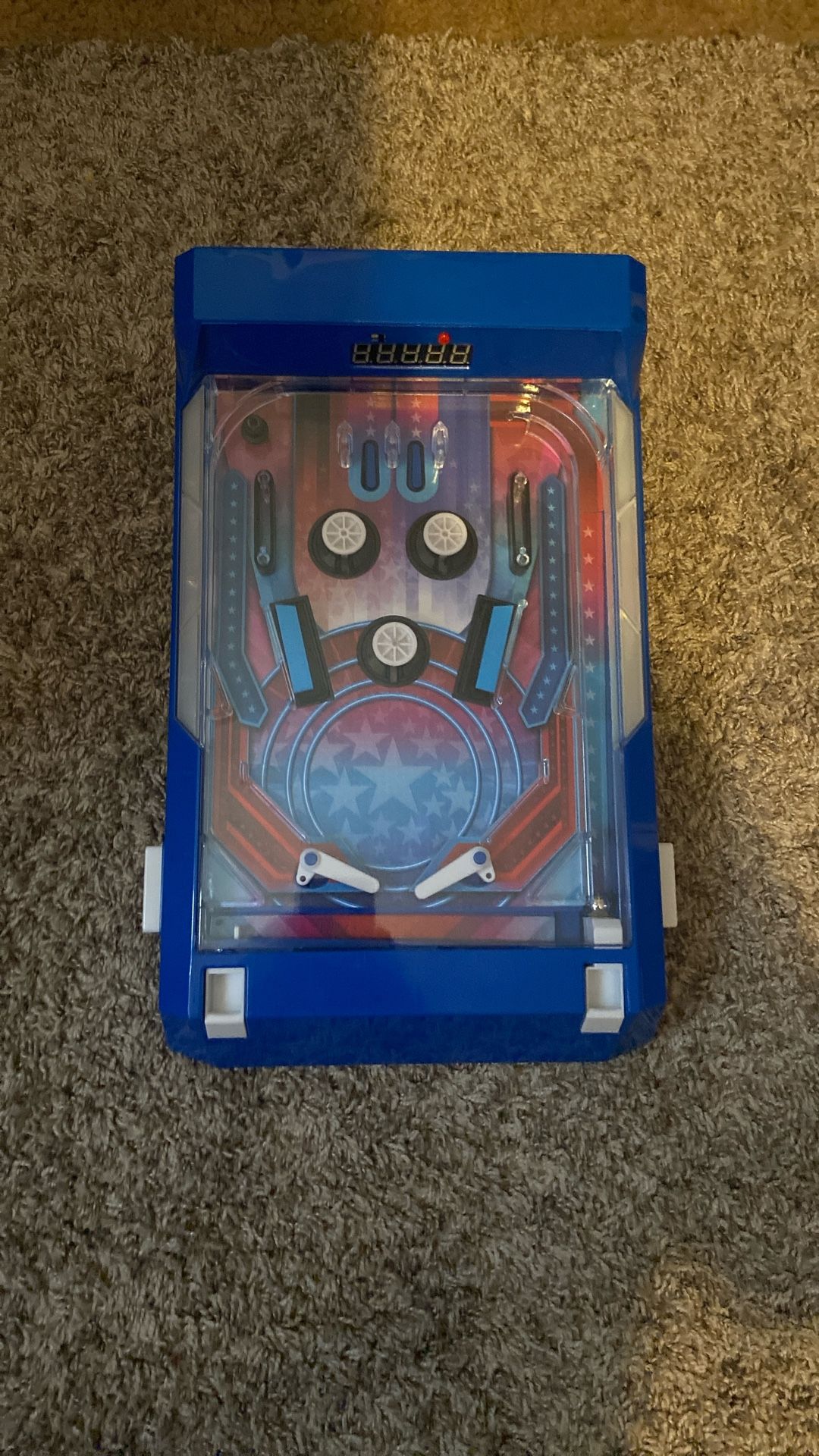 Retro Arcade Electronic: Pinball - Tabletop Game, Vibrating Bumpers, LED Lights, Sound Effects, 1 Player, Ages 6+