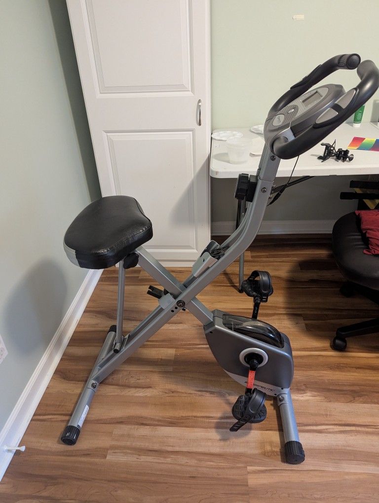 Fold Up Stationary Exercise Bike