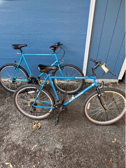 Pair of Vintage Mountain Bikes
