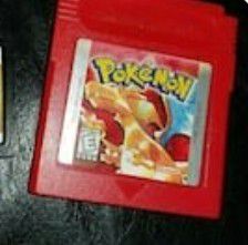 Gameboy Pokémon red game