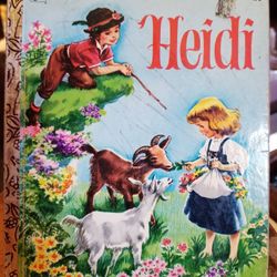 Little Golden Book #470 HEIDI Ninth Printing 1973