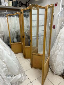 6-PANEL LOUIS XV / ROCOCO STYLE GLASS FOLDING SCREEN