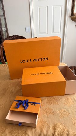 Louis Vuitton empty boxes