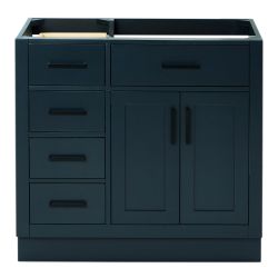 Ariel T036S-R-BC Hepburn 36" Single Free Standing Vanity Cabinet Only 