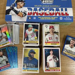 2025 Heritage High Number Lot Of 375 Auto, Chrome, Sparkle, Blue Border, RCs