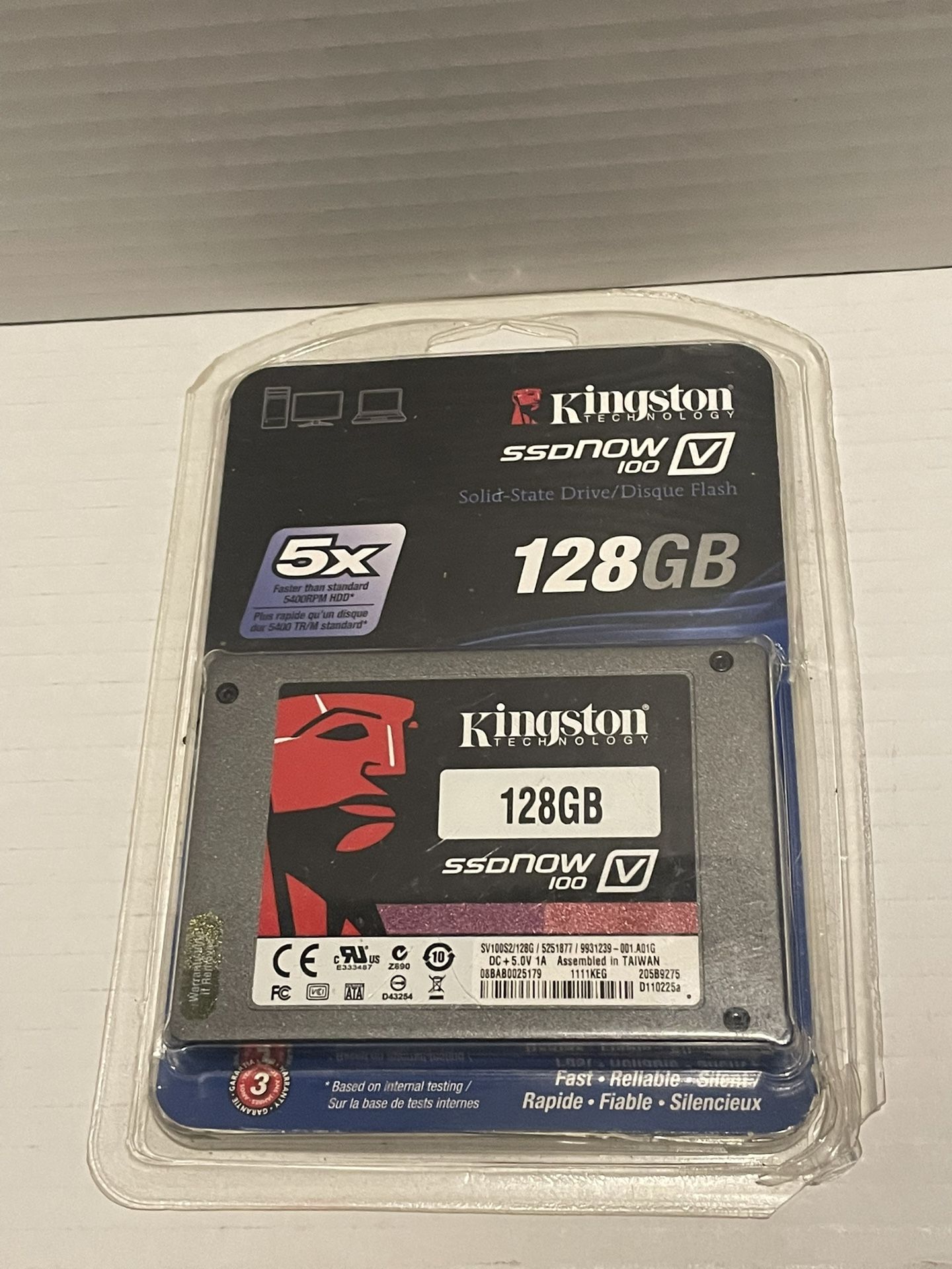 Kingston SSDNow V100 SV100S2/128G 128GB Internal 2.5" SSD Drive