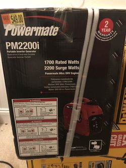 Powermate pm2200i Generator Invertor. Brand new in box