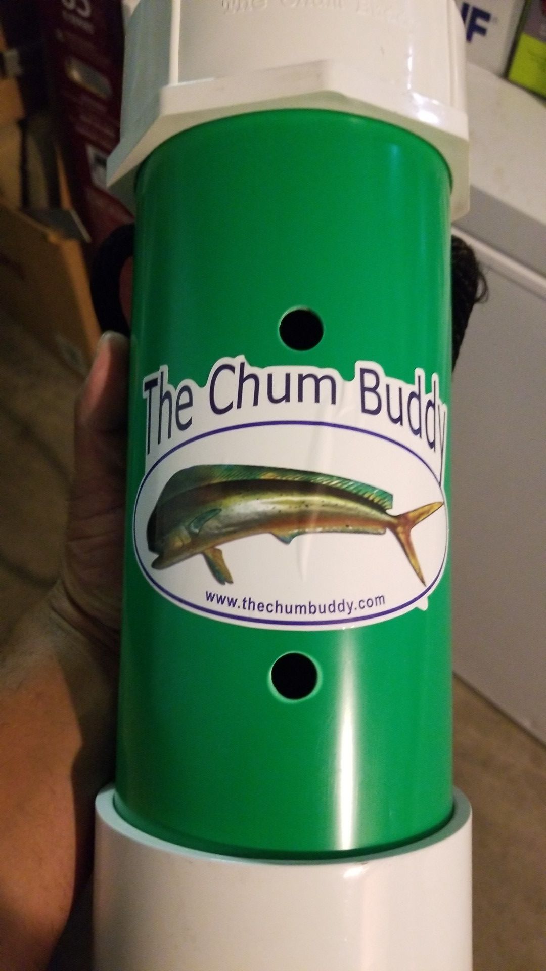 The Chum Buddy tool for Chuming Chum for Fishing Saltwater or Freshwater Brand New