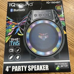 IQ Bluetooth 4” Portable Speaker 