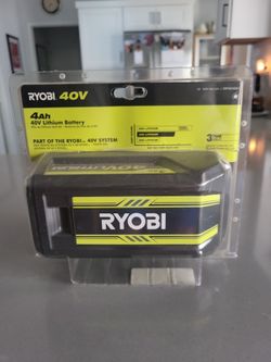 Ryobi 40v Lithium Battery
