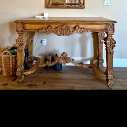 Solid Wood Console Table 