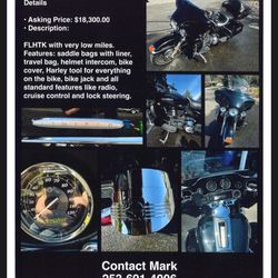 2013 Harley Davidson FLHTK limited edition