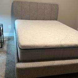 Platform Bed Frame And Novaform Mattress