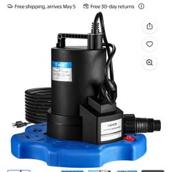 Dekopro New 1/4HP submergible sump pump W auto on/off switch