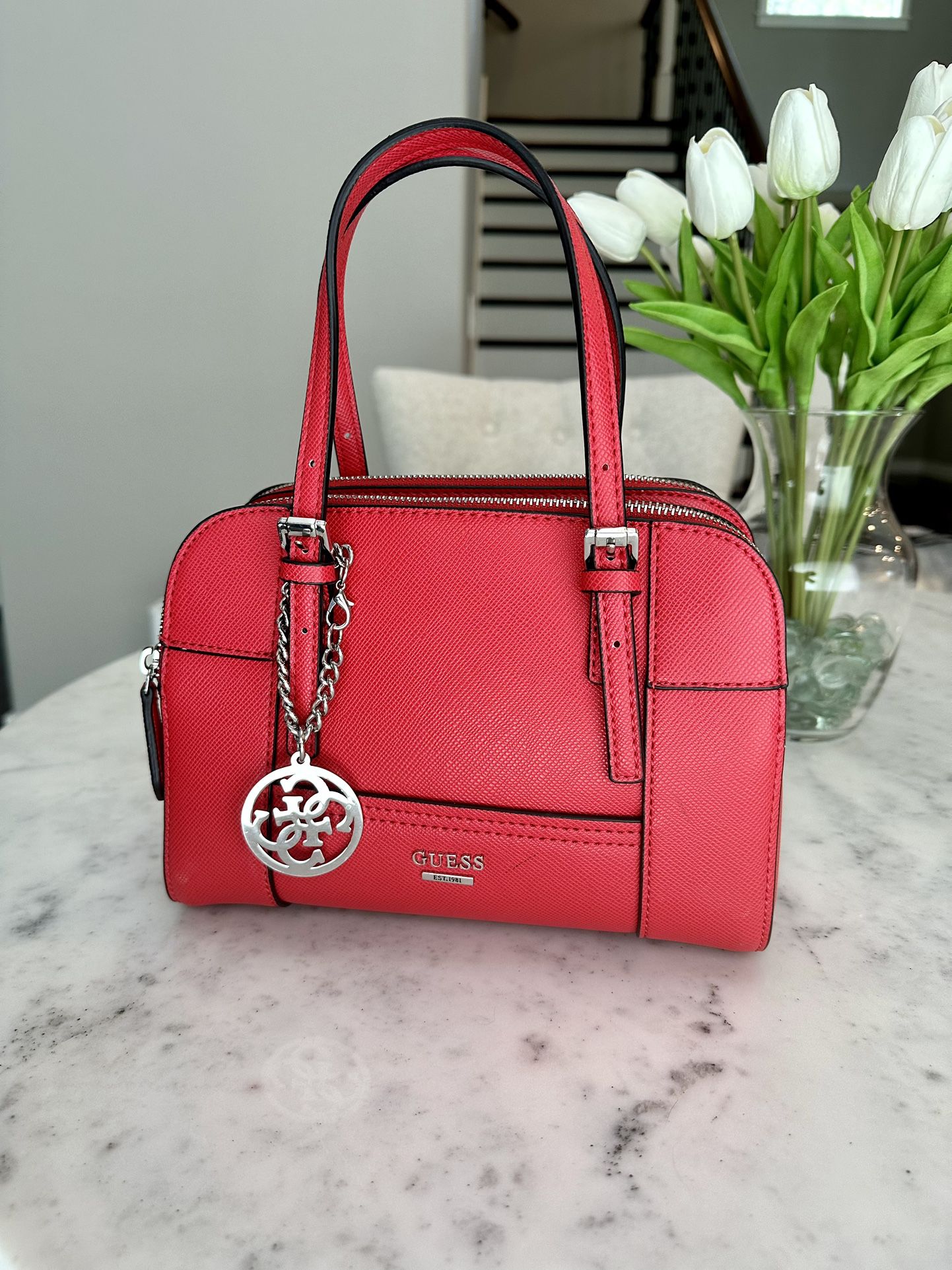 GUESS RED PURSE