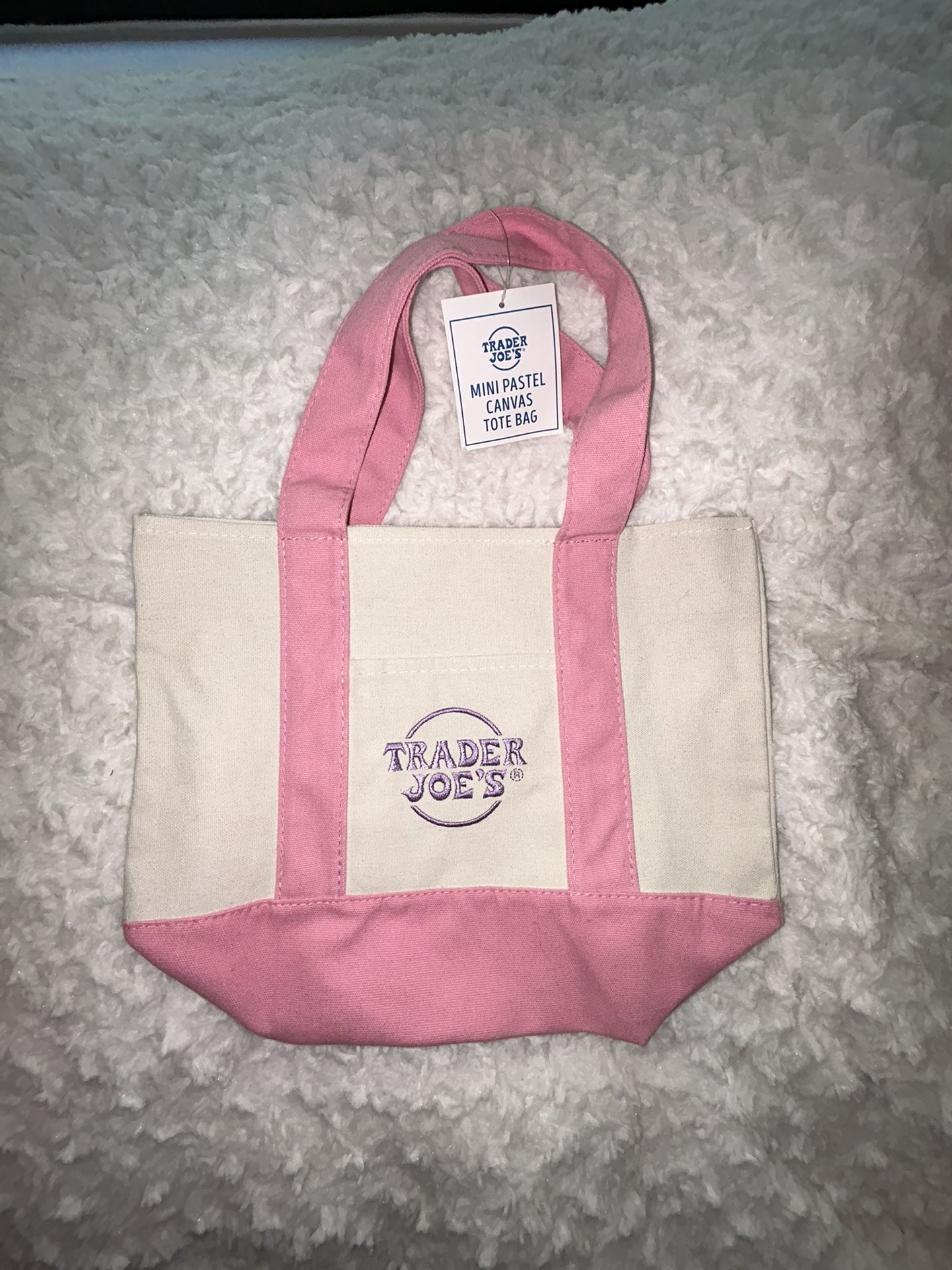 NWT Trader Joe’s Mini Pastel Easter Tote