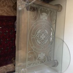 coffee table and end tables from ashley