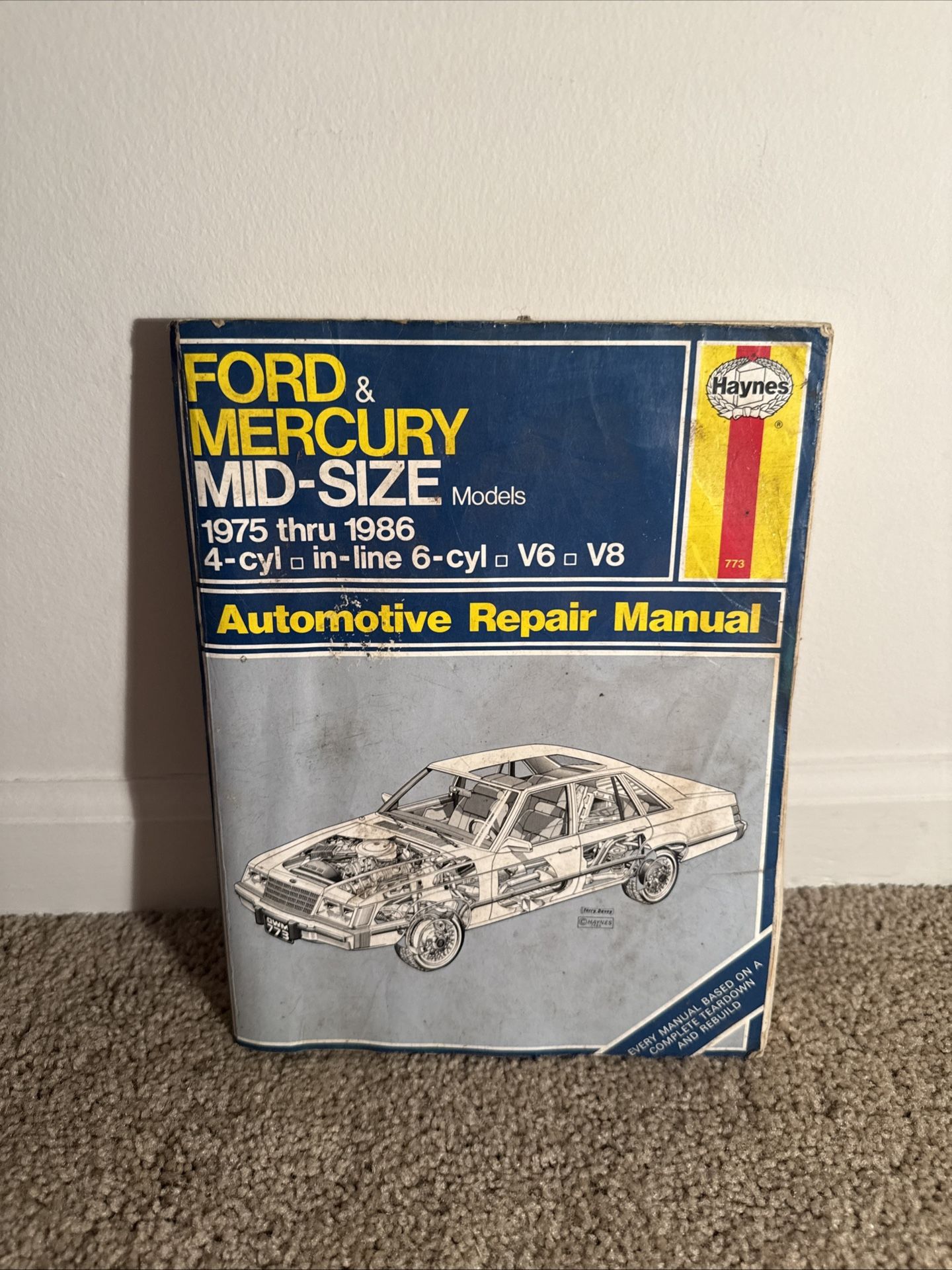 Ford & Mercury Mid-Size Models 1(contact info removed) Haynes Automotive Repair Manual