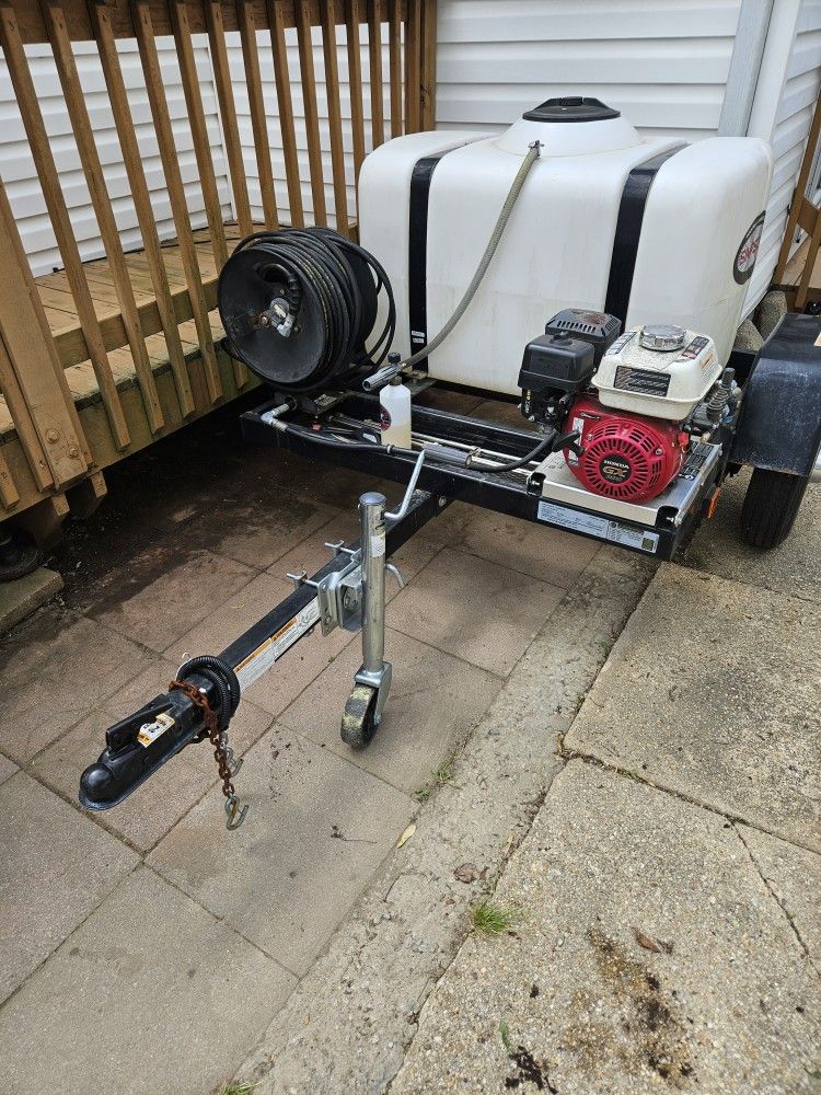 Commercial Pressure Washer Trailer