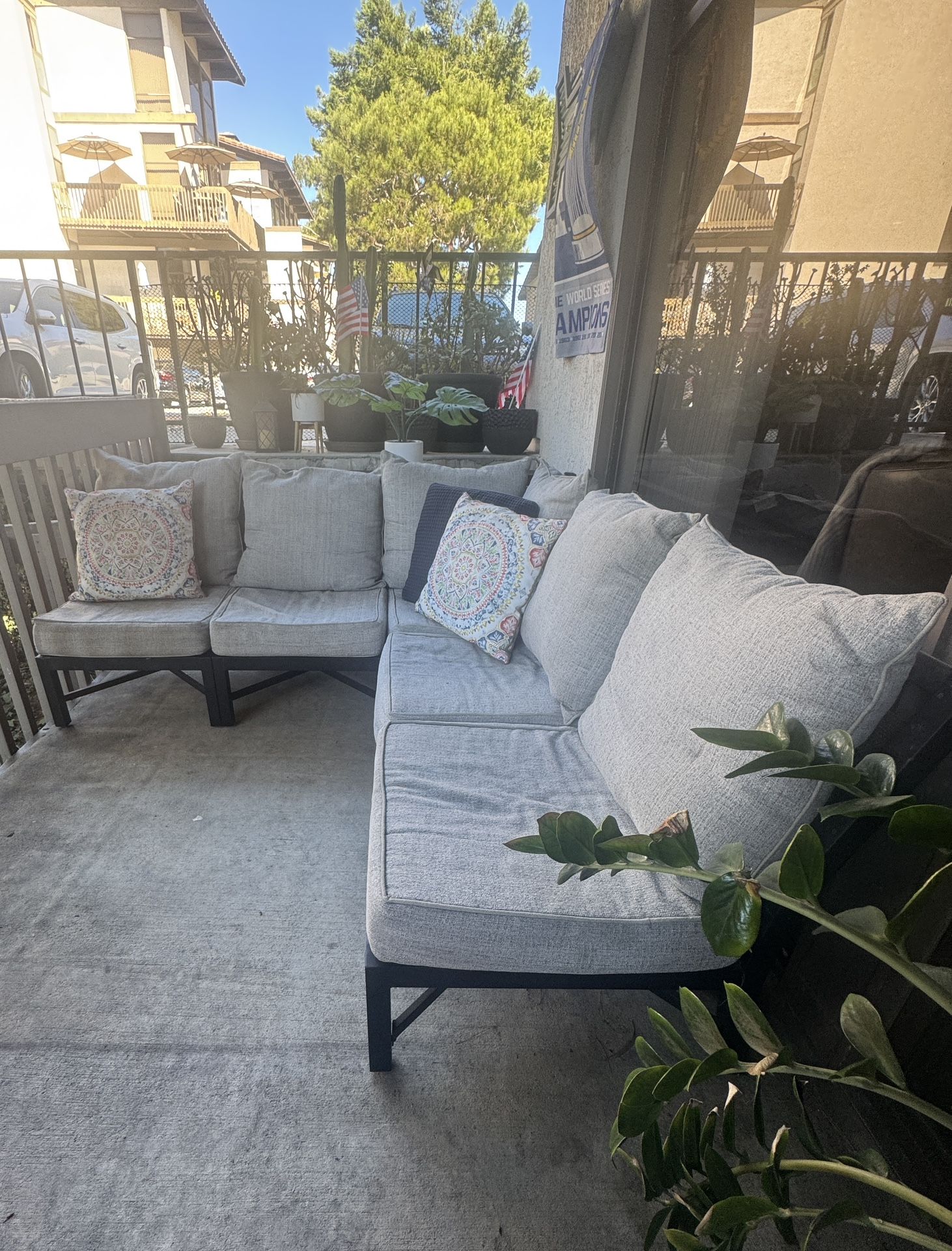 Patio Sectional Furniture Set Used 