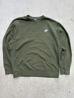 Nike Olive Green Crewneck (M)