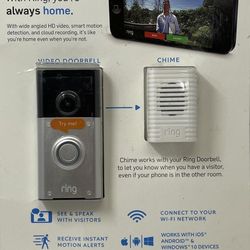 Ring doorbell & chime