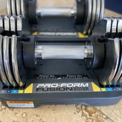 Pro-Form Fusion Space Saver Adjustable Set