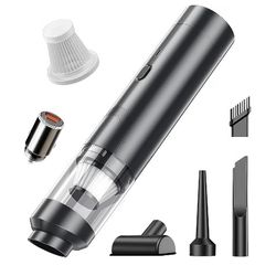 Handheld Car Vacuum, Portable Car Vacuum Cordless 4 in 1 Small High Power Cordless Cleaner, Mini Cleaner with Charger and Multi-Nozzles for Desk,Home,