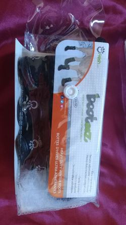 Heavy duty winter boots for dogs