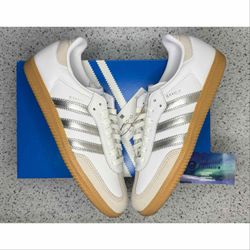 Adidas Samba Og White Silver 8.5 W, 8 W