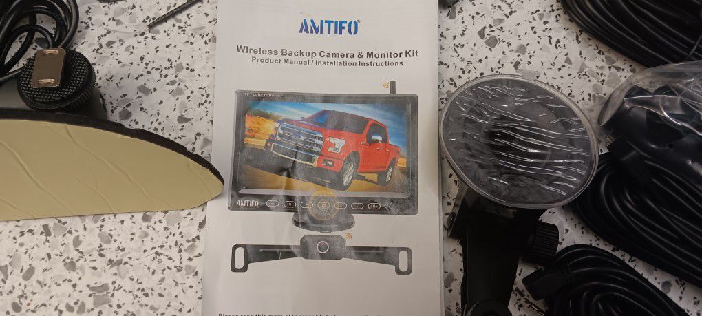 Amtifo Back Up Camera And Screen Plus 3 Extra Cameras