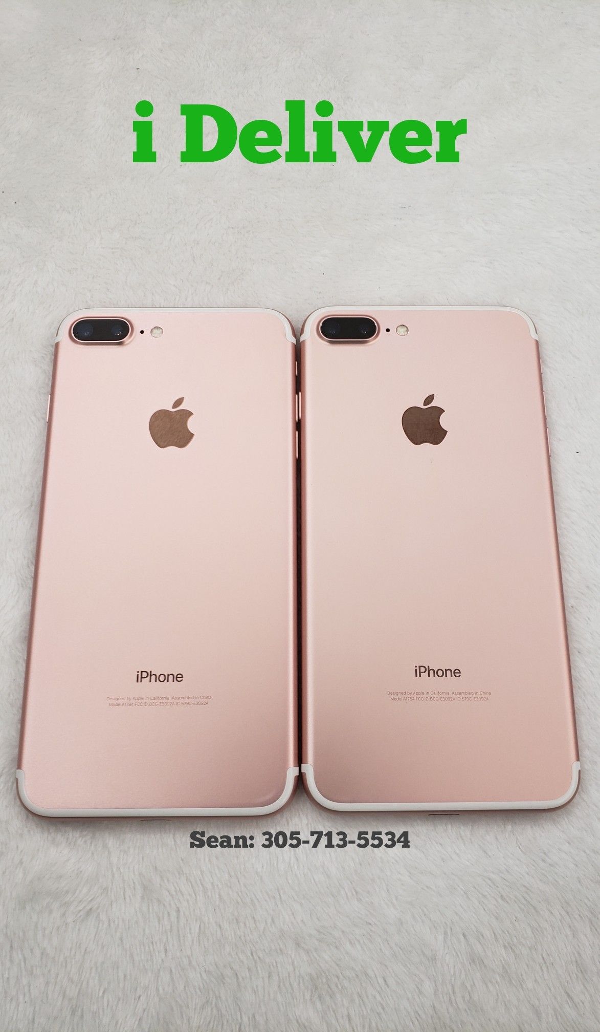 Apple iPhone 7+ Plus (Rose Gold) Original *T-Mobile/ Metro PCS/ Simple Mobile*