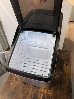 NewAir Nugget Ice Maker – 30 lb Countertop Pebble Ice Machine – Stainless Steel