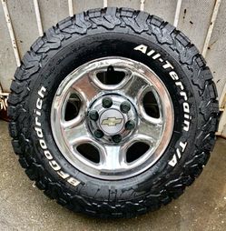 16” Chrome Chevrolet / GMC WHEELS 6x5.5” Bolt Pattern