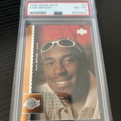 Kobe Bryant 1996 Upper Deck Graded 8 PSA