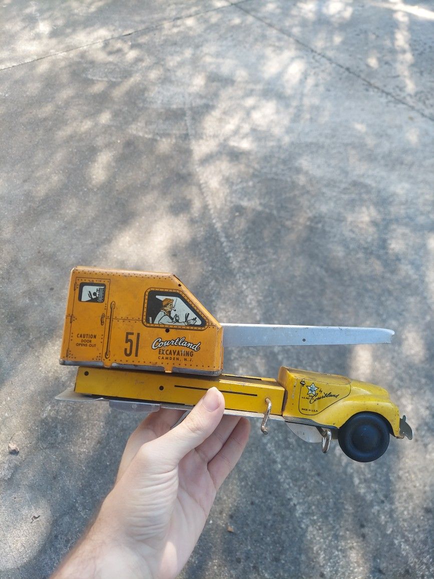 Courtland Excavating Tin Toy