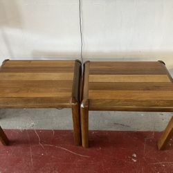Mid Century Modern End Tables 