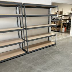 Shelving 72 in W X 18 in D Boltless Shed Storage Shelves Heavy Duty Stronger Than Home Depot & Lowes Racks Delivery Available