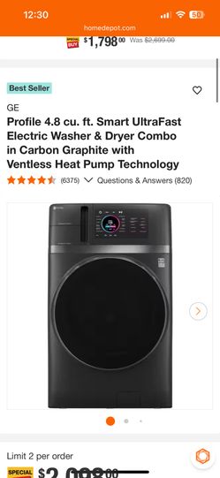 Washer Dryer Combo 