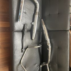 Harley Davidson Roadster Motorcycle Parts, Harley Xs Dot Helmet, Leather Black Pants Small Med 