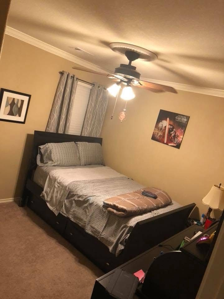 Full size bed frame & Mattress